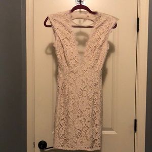 Aidan Mattox Blush Pink Dress